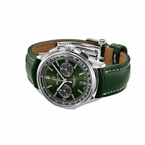 breitling premier b01 green chronograph 42 bentley