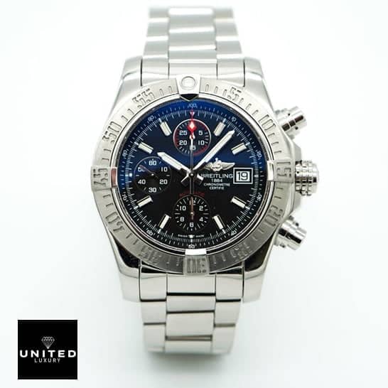 Breitling Super Avanger A11370 Replica Blue Dial Chronograph