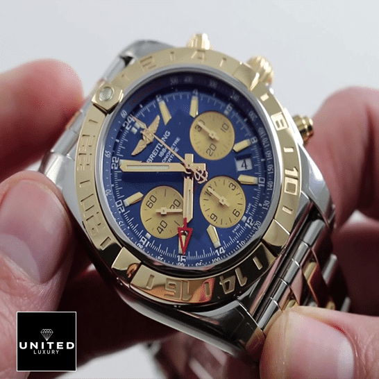 breitling_chronomat_44_blue_dial_cB0110121C1C1_replica_front_unitedluxurynet