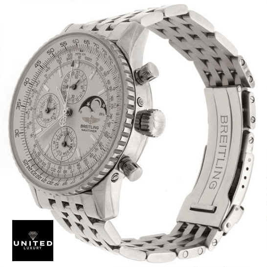 Breitling Navitimer Olympus White Dial Replica white background