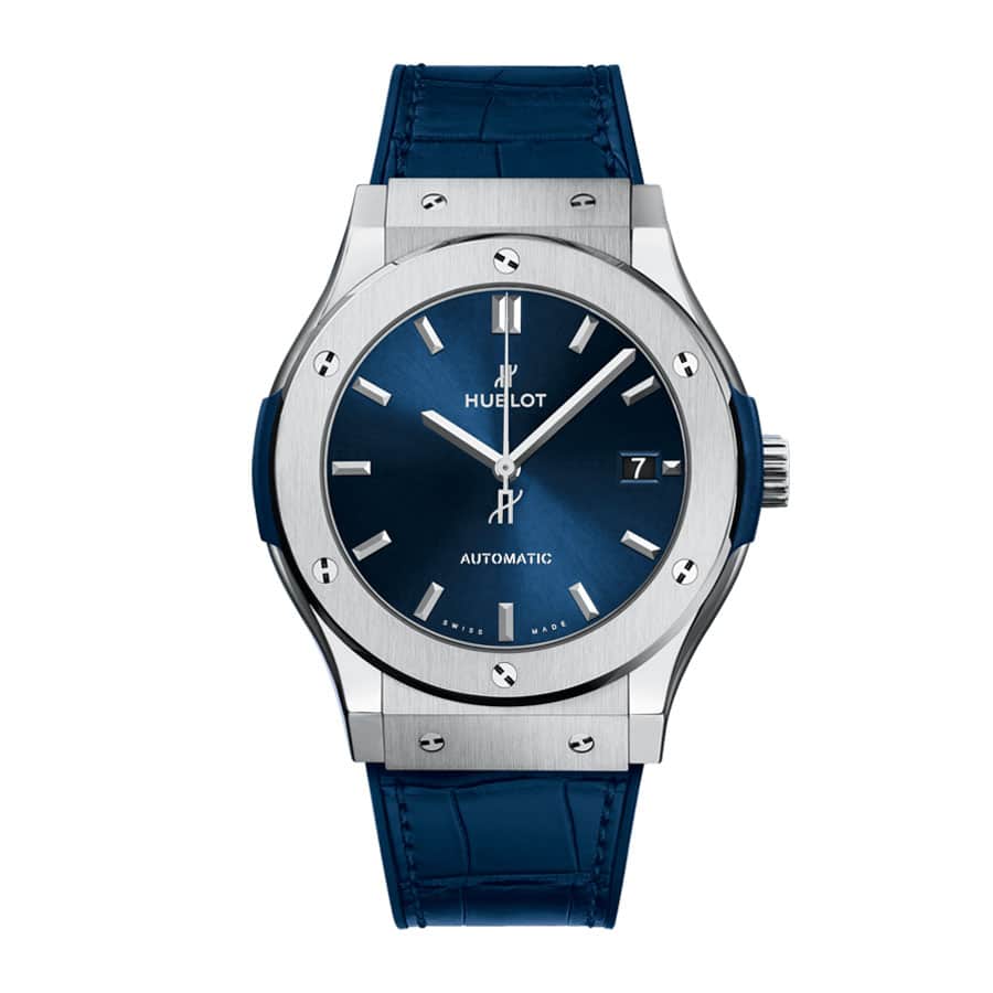 hublot-classic-fusion-automatic-blue-sunray-dial-titanium-565-nx-7170-lr-replica