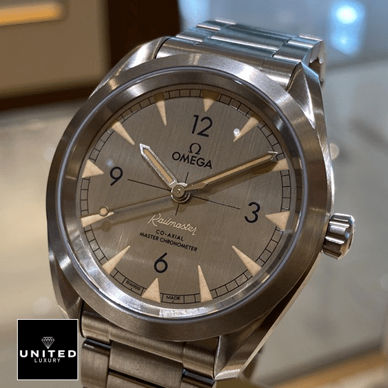 Omega Railmaster Steel Dial Replica 220.10.40.20.06.001