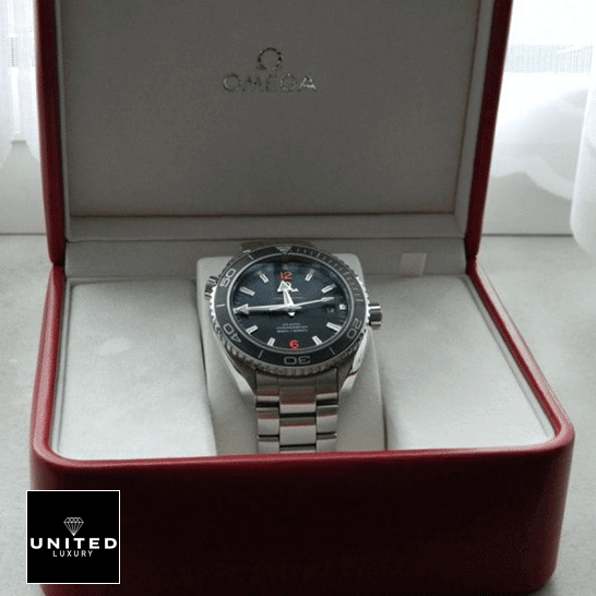 Omega Seamaster Planet Ocean Black Dial Replica in the box