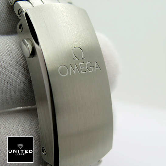 Omega Stainless Steel Clasp Replica on the hand white background