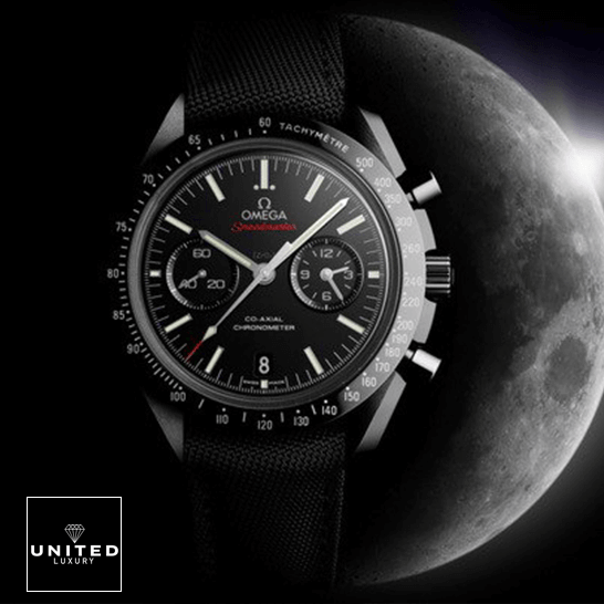 Omega Speedmaster Dark Side Of The Moon 311.92.44.51.01.003 Replica moon background