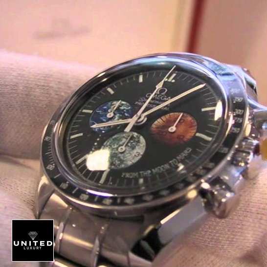 Omega Speedmaster From The Moon Mars Replica on the hand