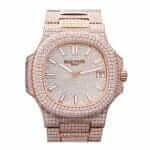 Patek Philippe Nautilus "Iced Out" 5719/10G Exceptional Replica 1:1