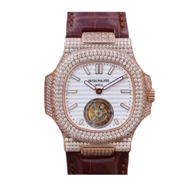 Patek Philippe Nautilus Tourbillion Rose Gold 5711 Jumbo Replica