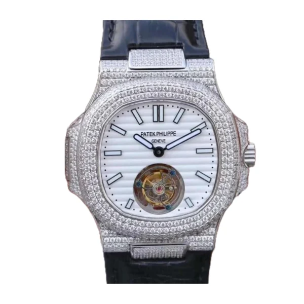 Patek Philippe Nautilus Tourbillion White Dial 5711 Jumbo Replica