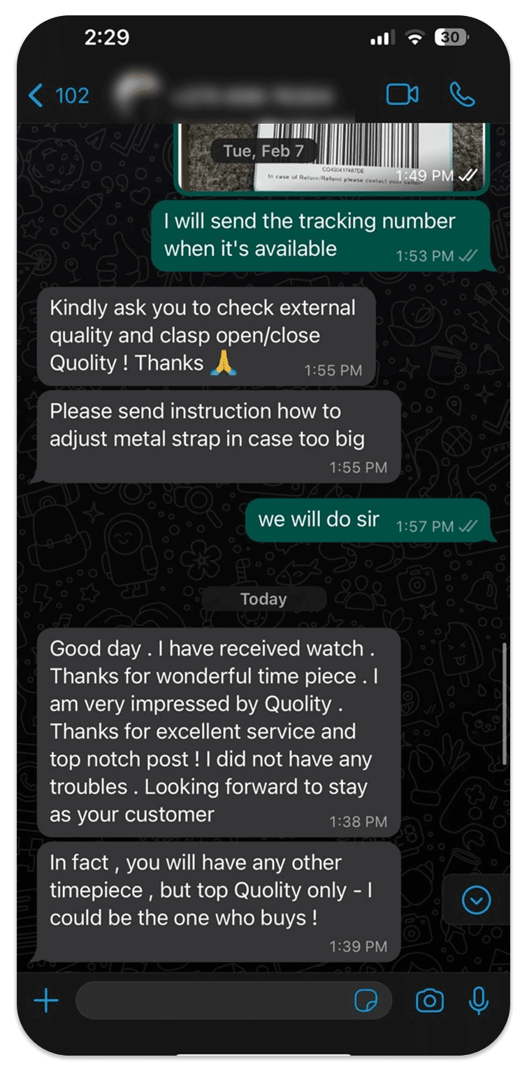 replica watch review whatsapp