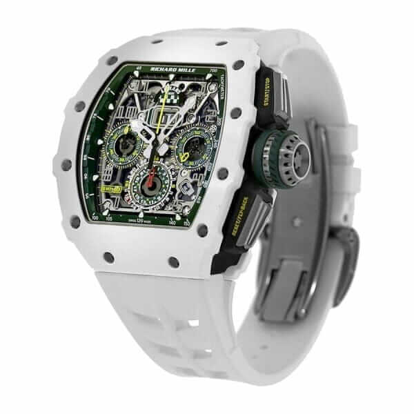 richard-mille-le-mans-classic-white-atz-ceramic-chronograph-rm11-03-left-replica