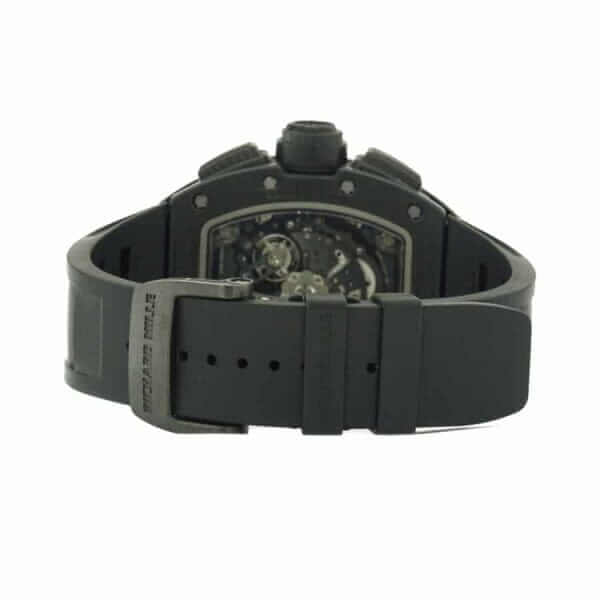richard mille rm011 fm black phantom carbon fiber skeleton