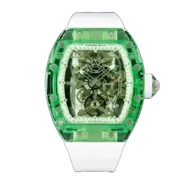 Richard Mille RM56-01 Tourbillion Green Transparent Case Replica