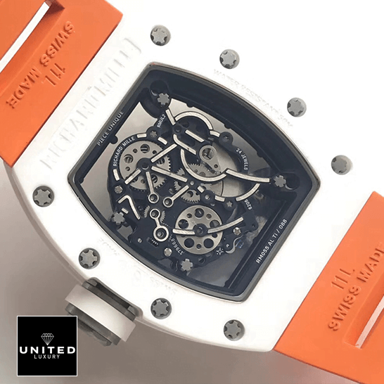 richard_mille_RM055_KV_V2_white_ceramic_skeleton_dial_replica_back