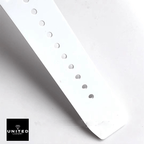 Richard Mille RM55 White Rubber Bracelet Replica white background