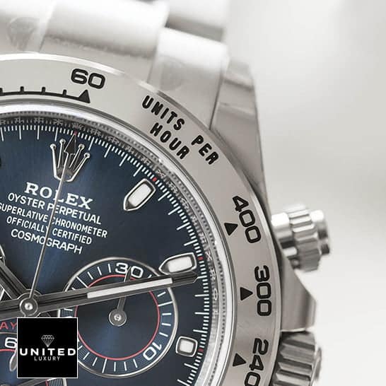 Rolex Daytona 116509 Blue Dial S.Steel Bezel Replica