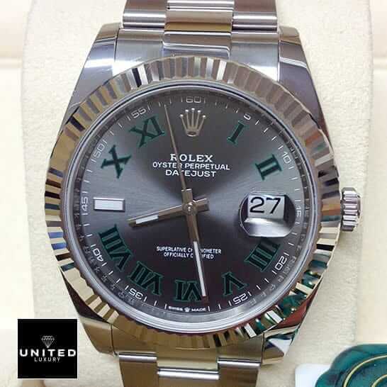 Rolex Datejust 126334 Wimbledon Grey Dial Replica