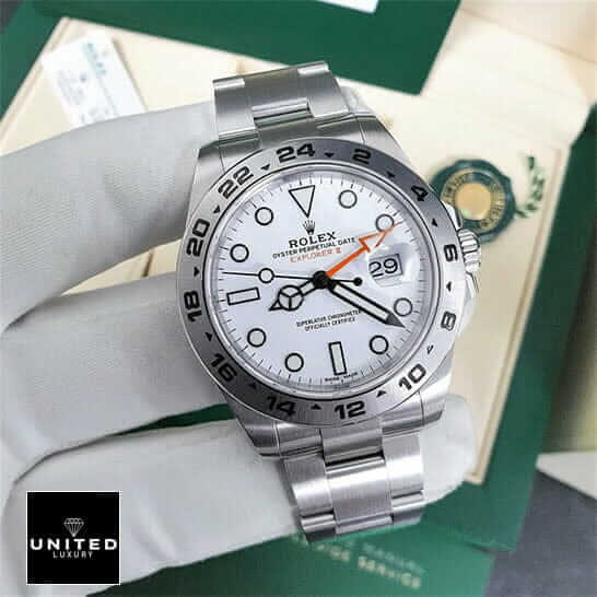 Rolex 216570 Replica Numeral Bezel White Dial