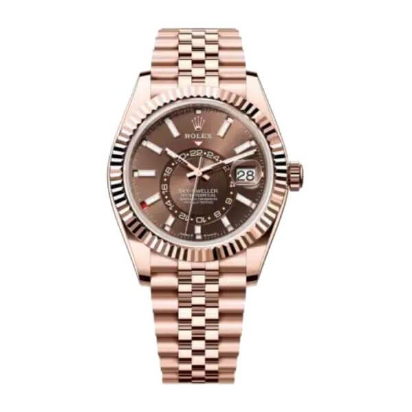 Rolex Sky-Dweller 336935-0006 Chocolate Dial Jubilee Bracelet Replica