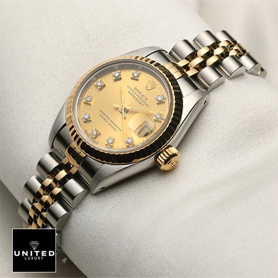 Rolex Datejust Stainless Steel Jubilee Bracelet Replica White background