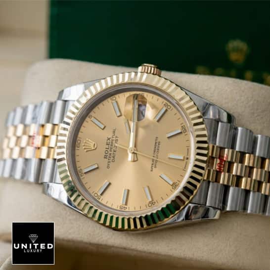 Rolex Datejust 116233 Yellow Gold Dial Two Tone Jubilee Replica