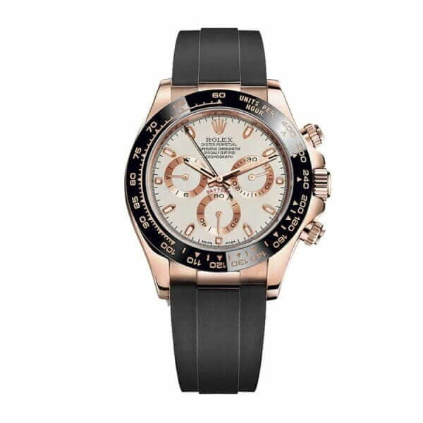 rolex cosmograph daytona everose gold ivory dial 116515ln replica