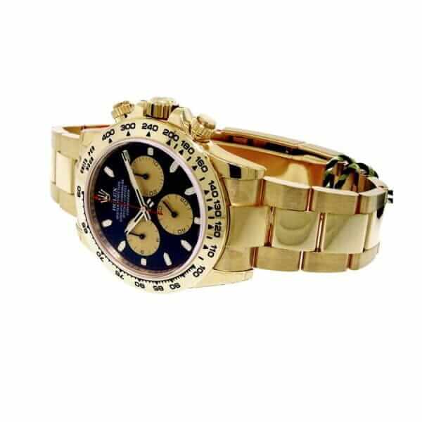 rolex cosmograph daytona yellow gold black dial 007540