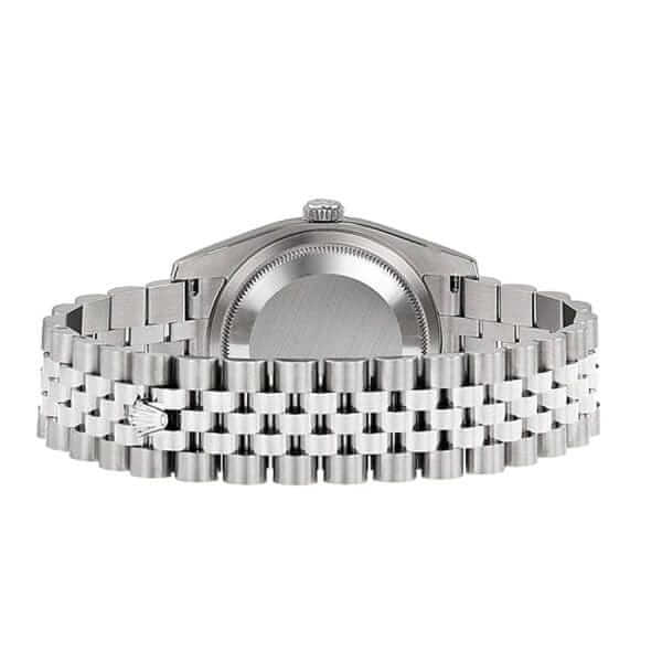 rolex datejust 126300 steel grey dial