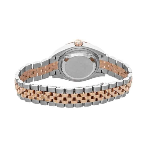 rolex datejust 279381rbr everose gold diamond automatic sundust with diamond dial jubilee1