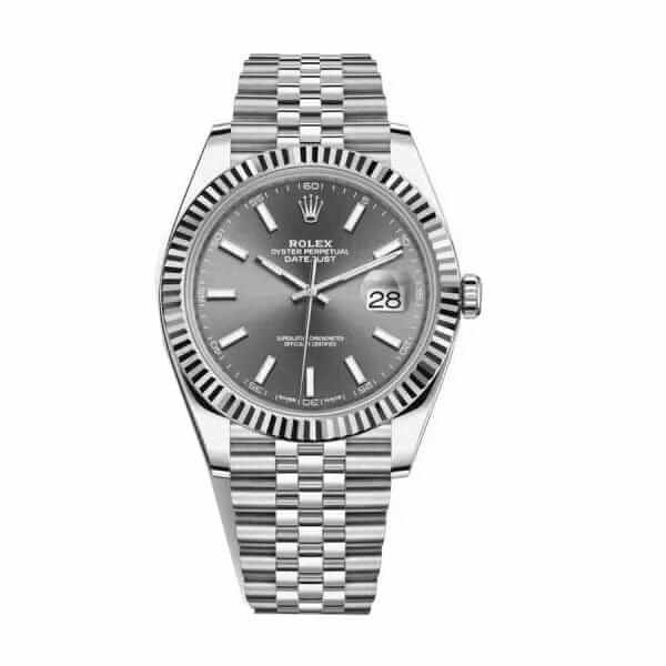 rolex-datejust-41mm-126334-gold-steel-grey-dial-replica