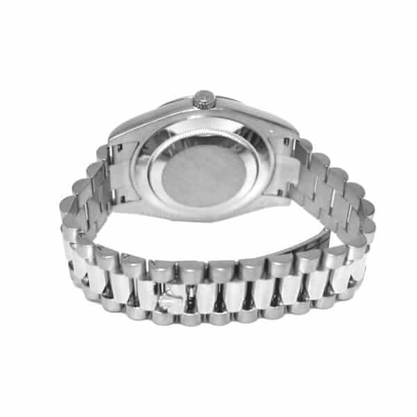 rolex day date ii 218239 v6 stainless steel sundust dial