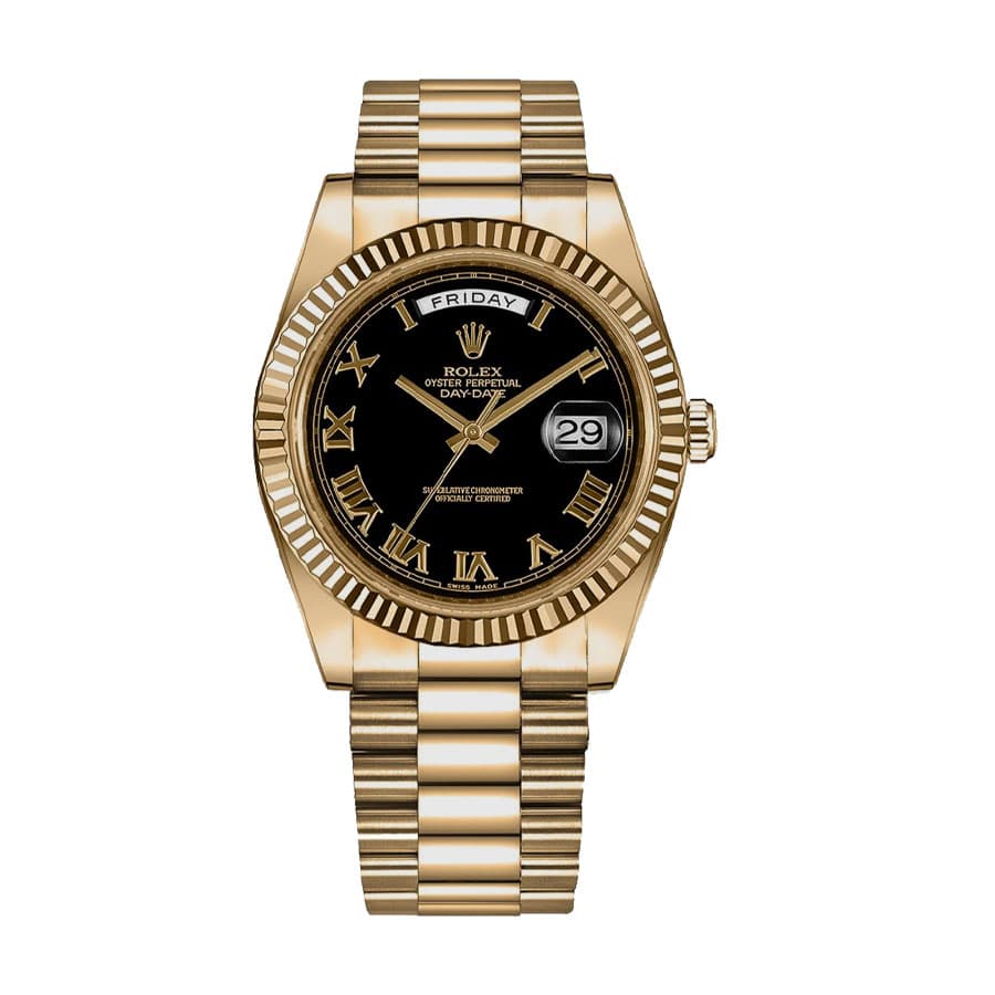 Rolex Day-Date Collection Black Replica