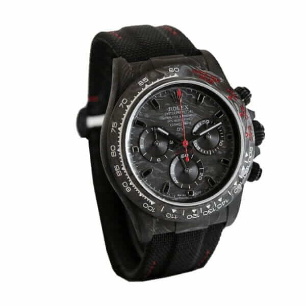 rolex daytona carbon speedster red after market 116503 ntpt red replica 1