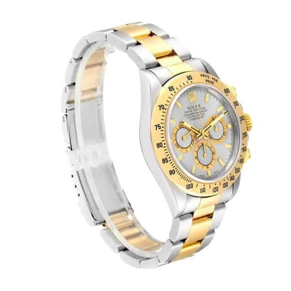 rolex daytona cosmograph 116503 jf stainless steel yellow gold white dial replica 4