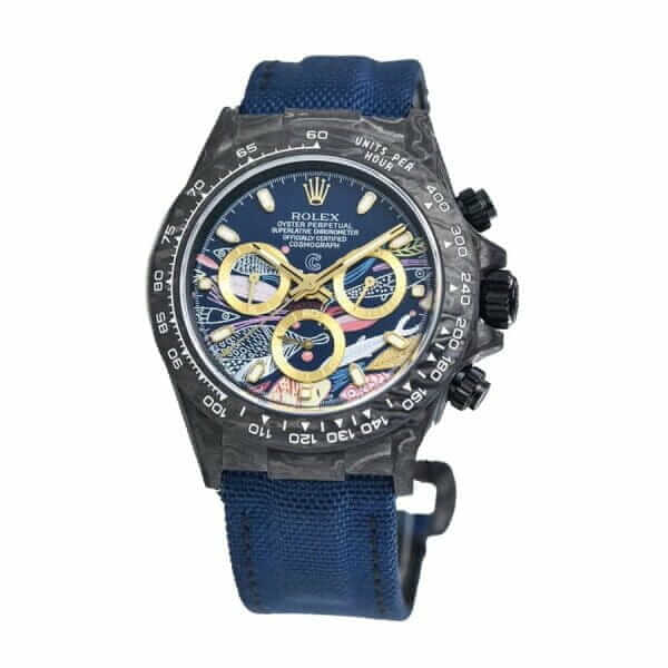 rolex daytona cosmograph color fish pattern dial