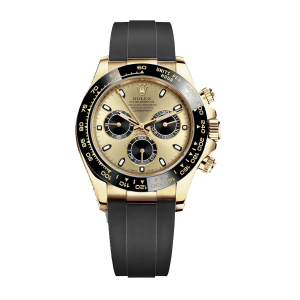 rolex-cosmograph-daytona-yellow-gold-dial-black-rubber-replica-watch