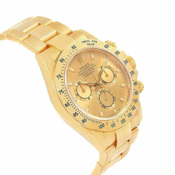 rolex daytona cosmograph yellow gold dial