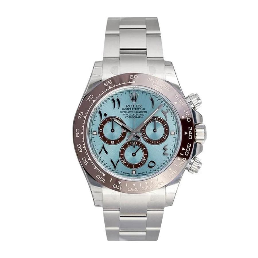 Rolex Daytona Ice Blue Arabic Dial Replica United Luxury