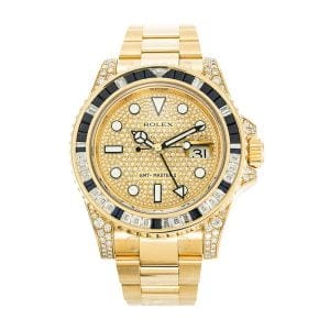 rolex-gmt-master-116758sa-ii-yellow-gold-automatic-gold-dial-replica