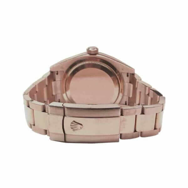 rolex sky dweller everose gold sundust dial 326935 oyster replica3