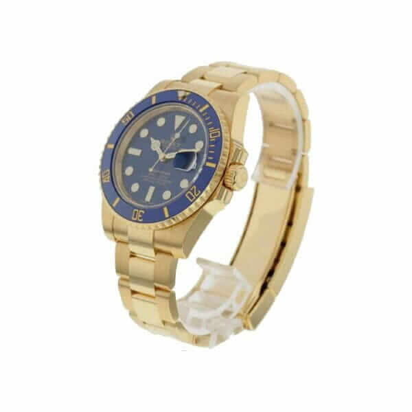 rolex submariner blue dial gold 116618lb osyter replica24