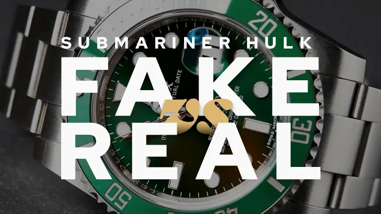 rolex submariner hulk fake vs real featured image
