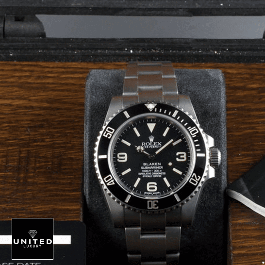 Rolex Blaken Submariner 6190 Replica inside the box