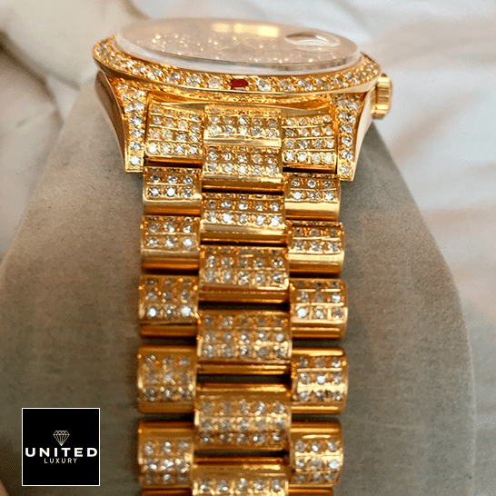 Rolex Datejust 116625 Yellow Gold with Diamond Bracelet Replica