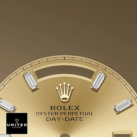 Rolex Day-Date 228348RBR Champagne with Diamonds Dial