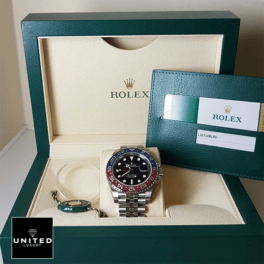 Rolex Gmt Master Pepsi 116719BLRO Replica ın the Rolex Box & Guarantee Card