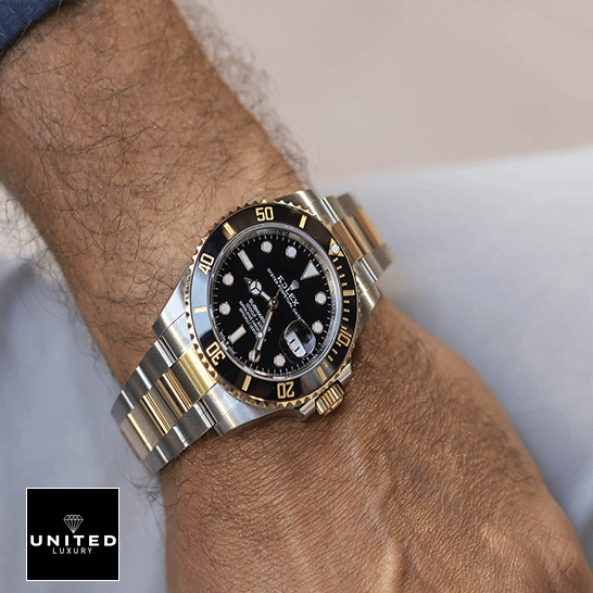 Rolex Sea-Dweller 126603-0001 Replica on man's arm