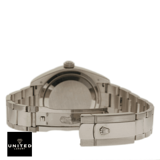 Rolex Sky-Dweller 326939 Oyster Replica Open Fold Clasp on the Rolex logo