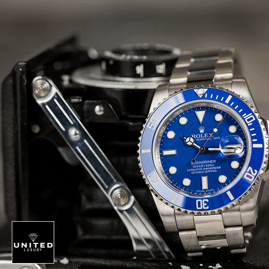 Rolex Submariner Blue Dial 116619lb-0001 Blue Bezel Replica