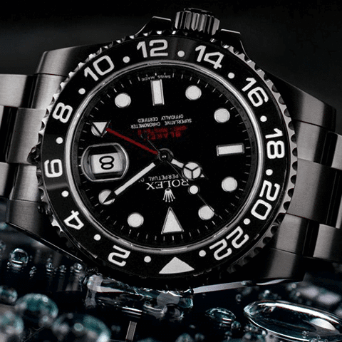 Rolex Blaken GMT-Master II Black Dial Oyster Replica